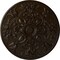 Ekena Millwork Baile Ceiling Medallion (Fits Canopies up to 6"), Hand-Painted Bronze, 31 1/4"OD x 2 1/4"P CM31BABZS - alternate 1